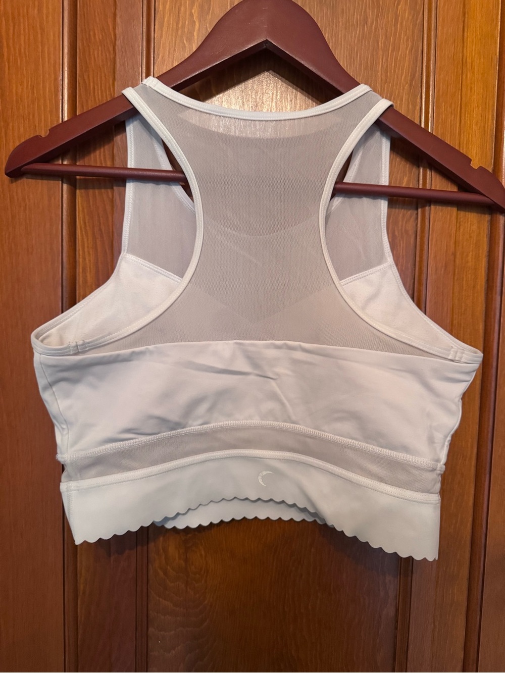 ZYIA White Mesh-Panel Sports Bralette - Picture 4 of 4
